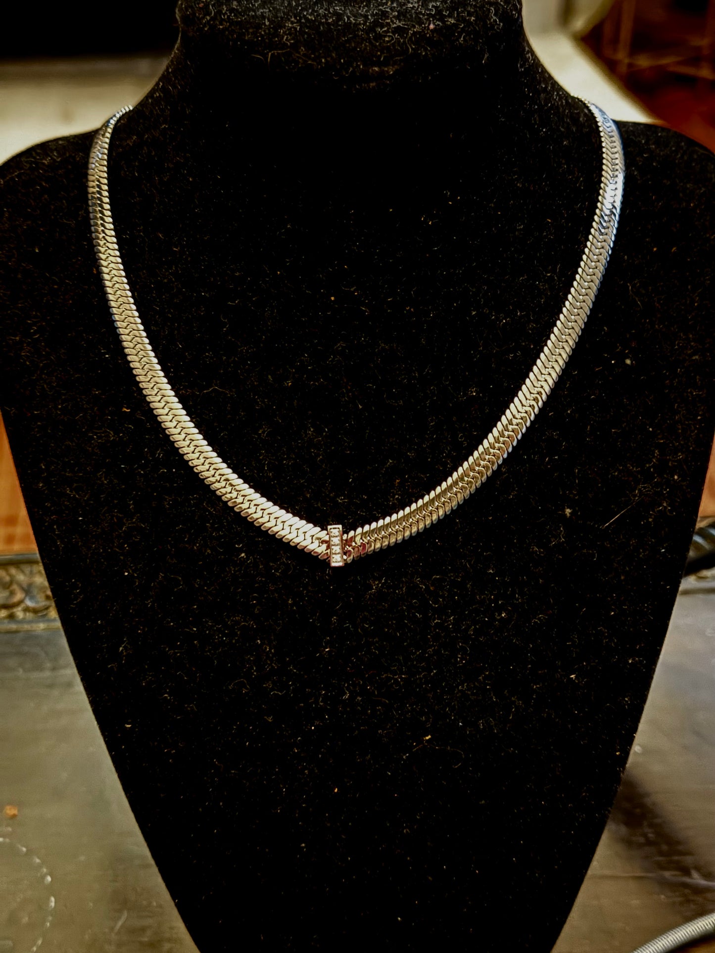 Hip-Hop Princess Necklace Silver
