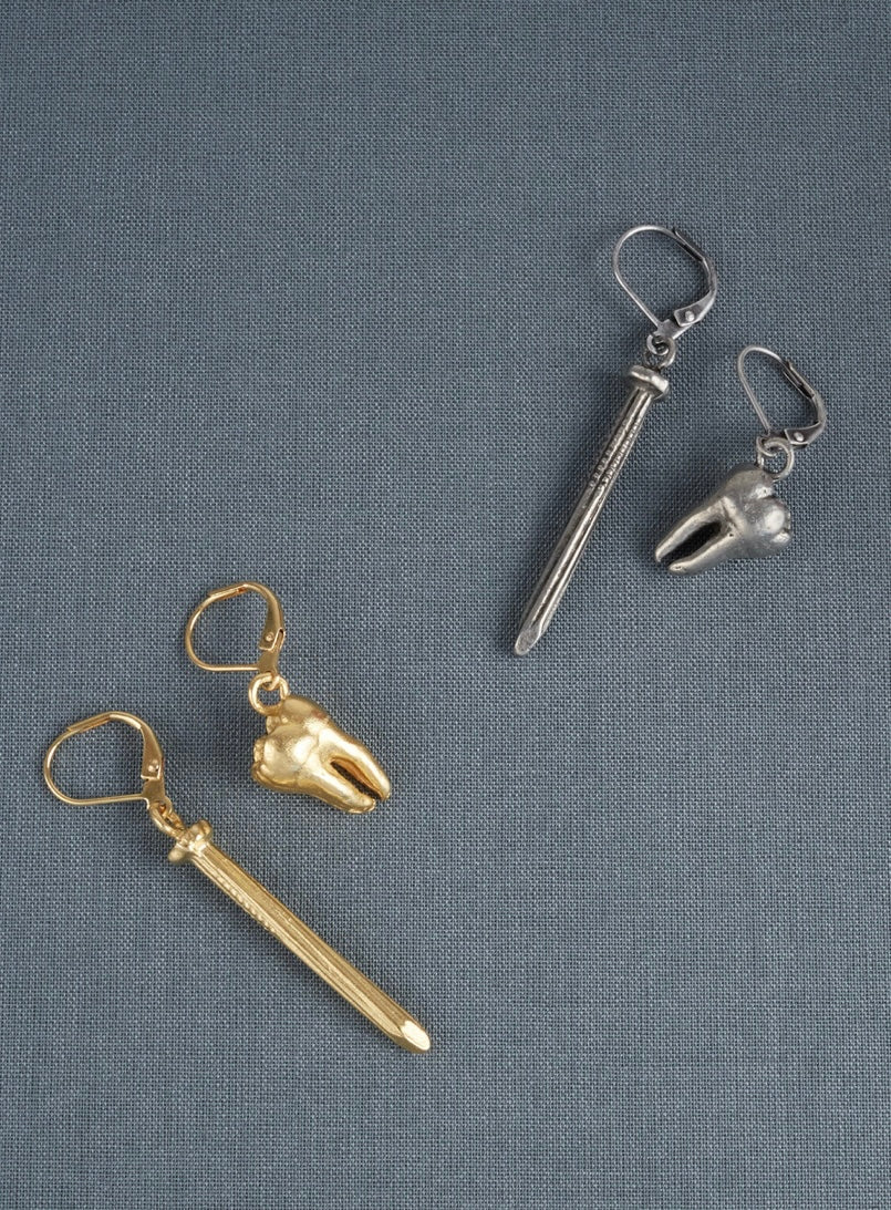 Tooth and Nail Earrings