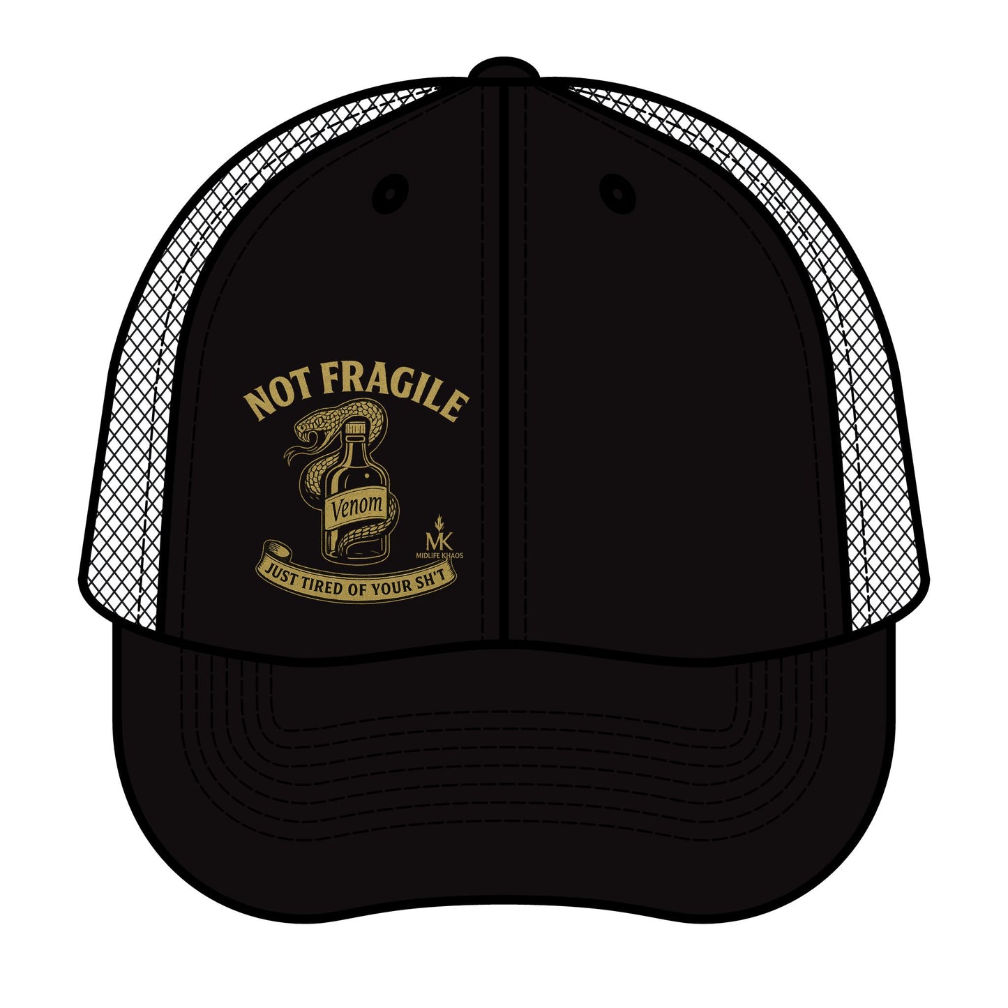 "Not Fragile" Design, Vintage Cap,