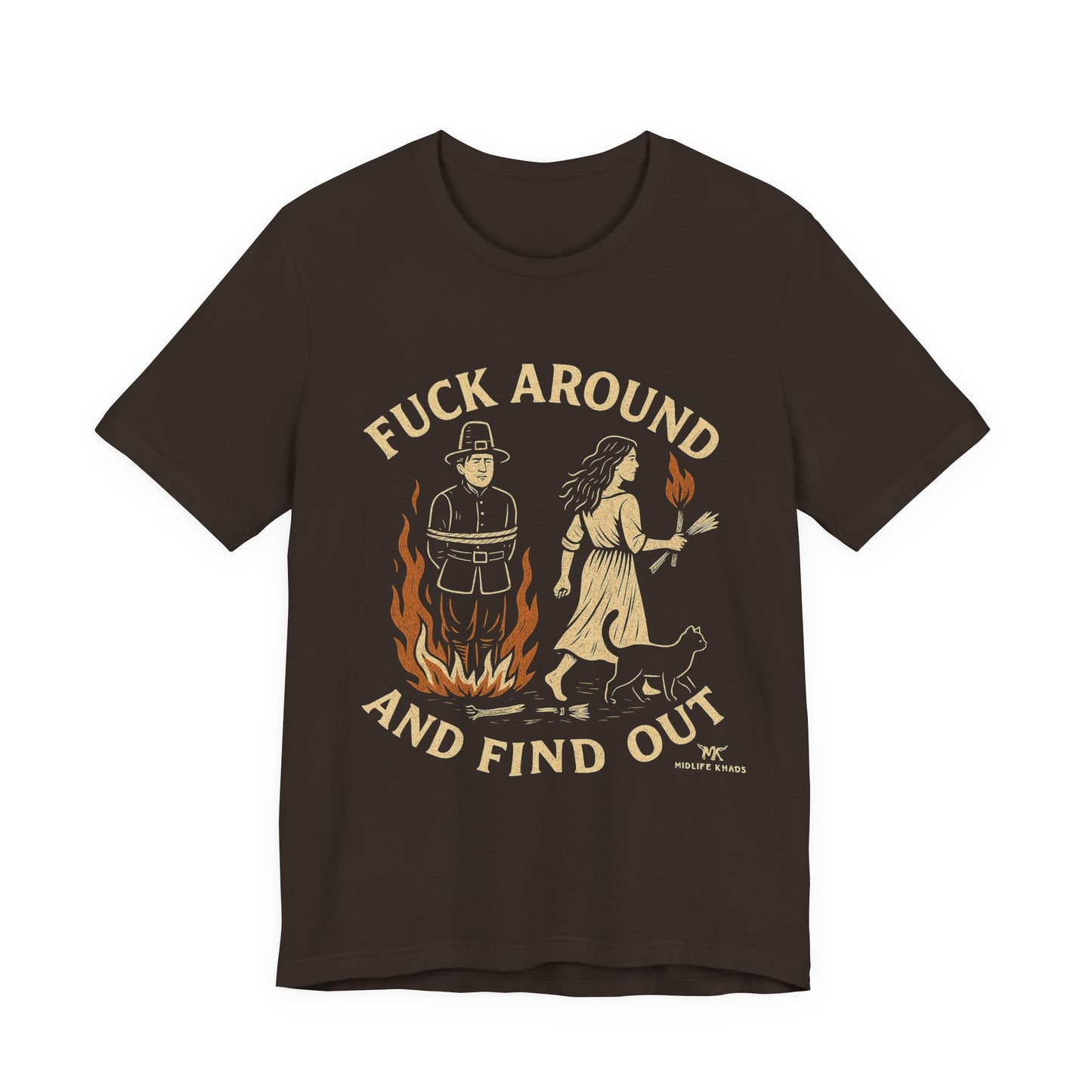 F Around and Find OutUnisex Jersey Short Sleeve Tee, Casual Wear