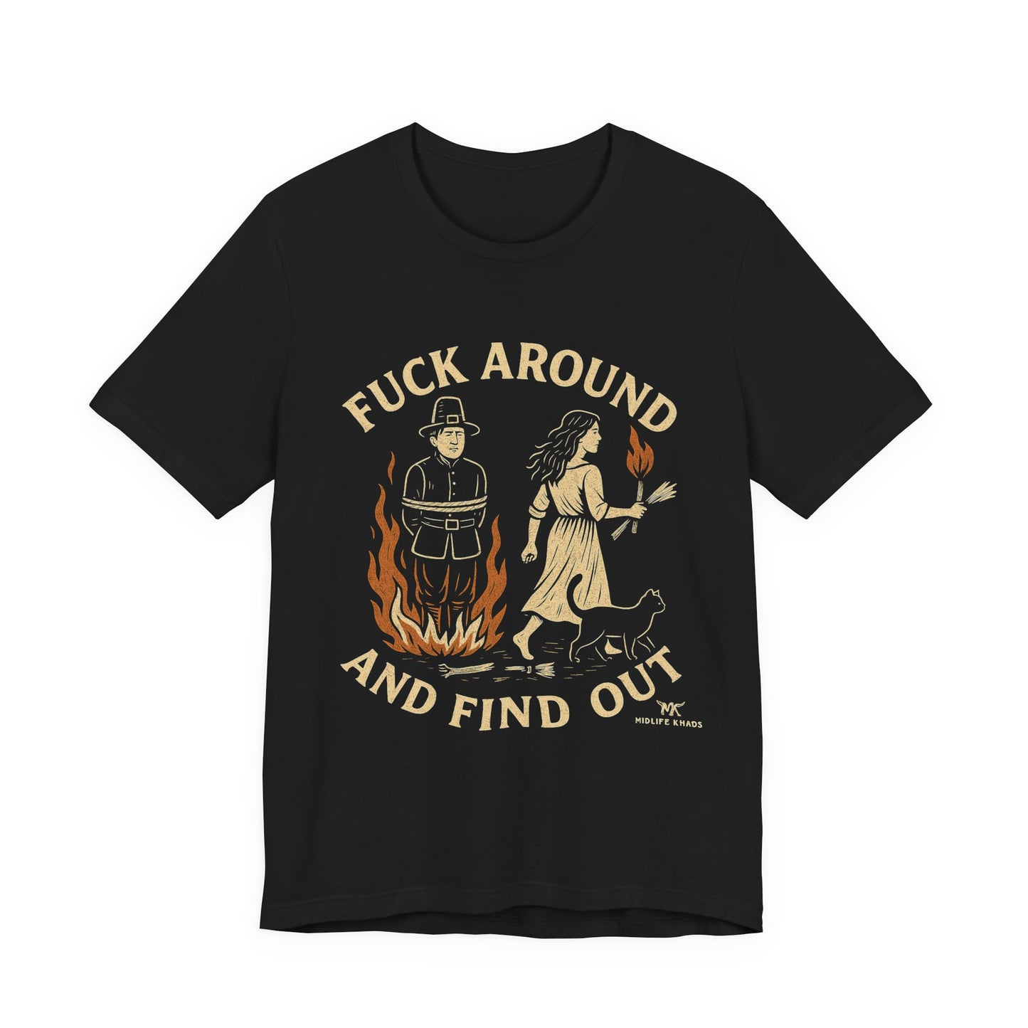 F Around and Find OutUnisex Jersey Short Sleeve Tee, Casual Wear