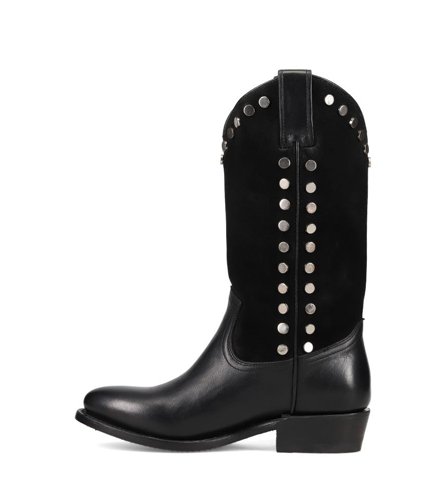 Frye Women's Billy Pull On Stud, Black - 6M