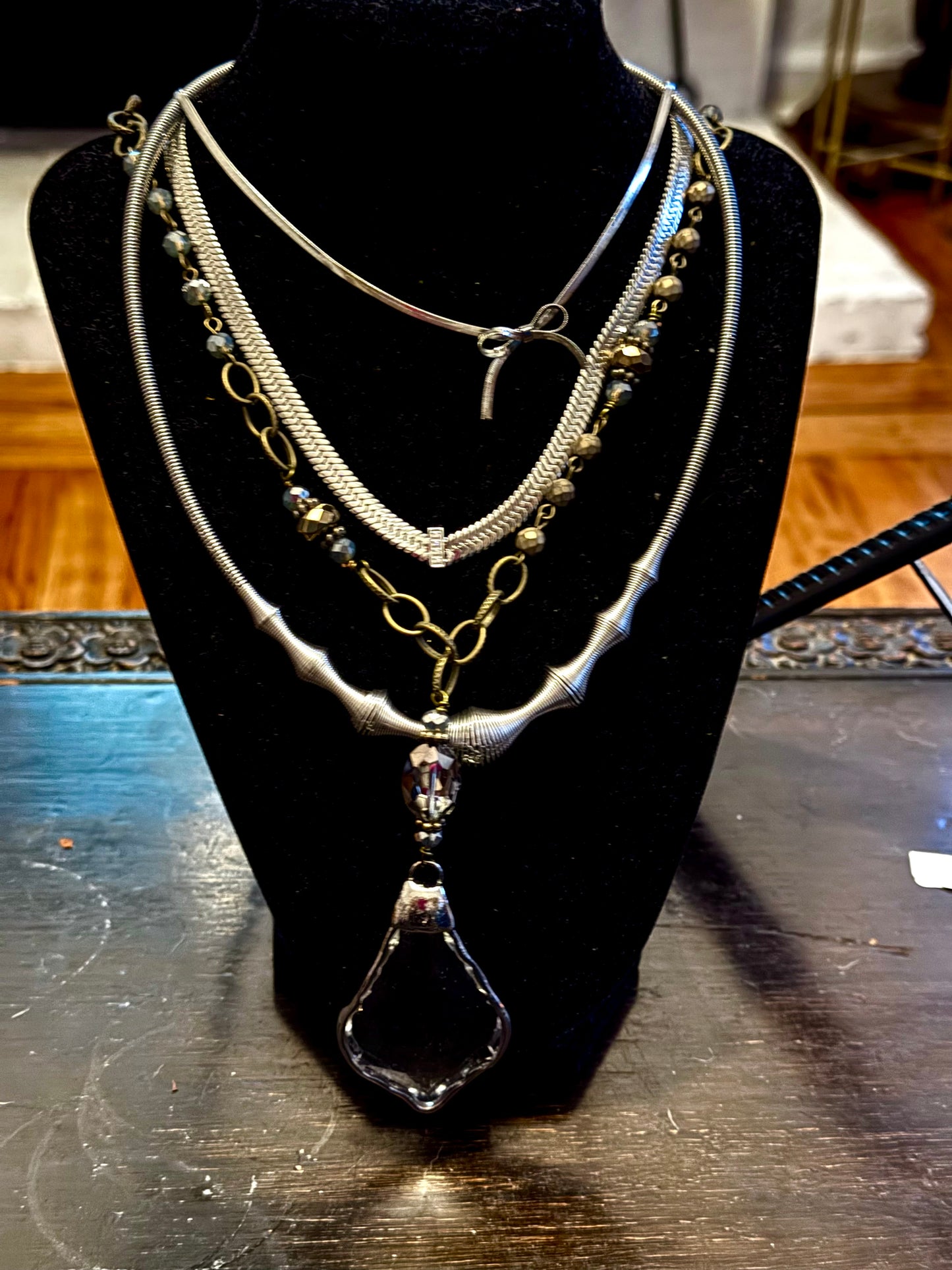 Barbie Girl Necklace Silver