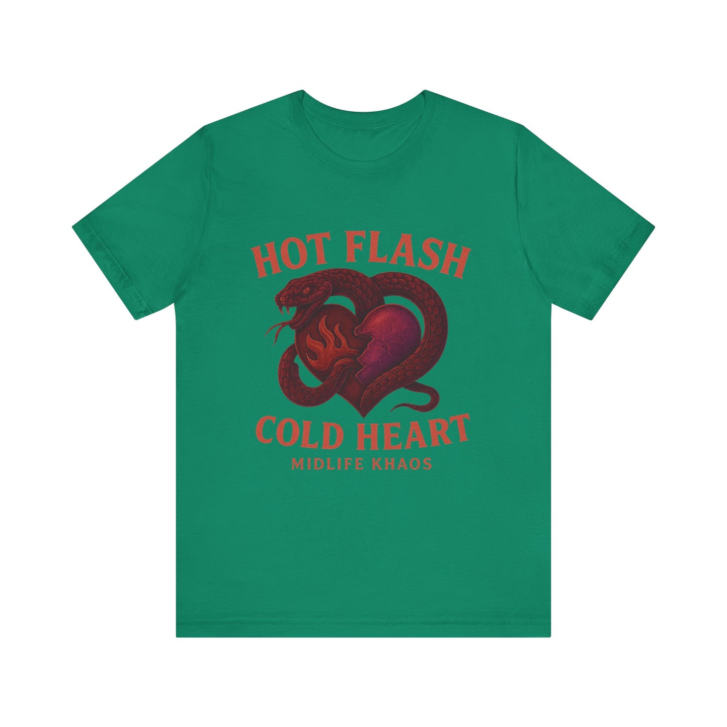 Hot Flash Cold Heart Shirt, Comfortable Everyday Wear