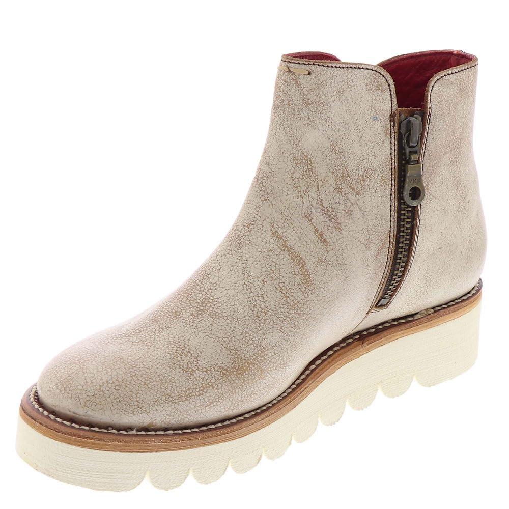 Bed:Stu Lydyi Women's Boot, 9 B(M) US, White-Distressed