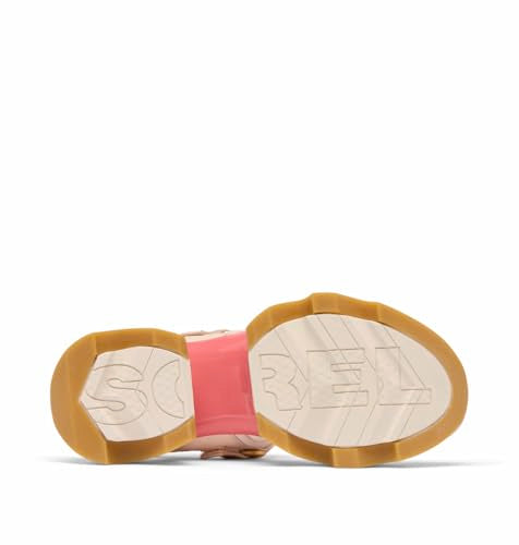 Sorel Women's Contemporary Heeled Sandal, Pearlescent/Coral Blossom, 6.5
