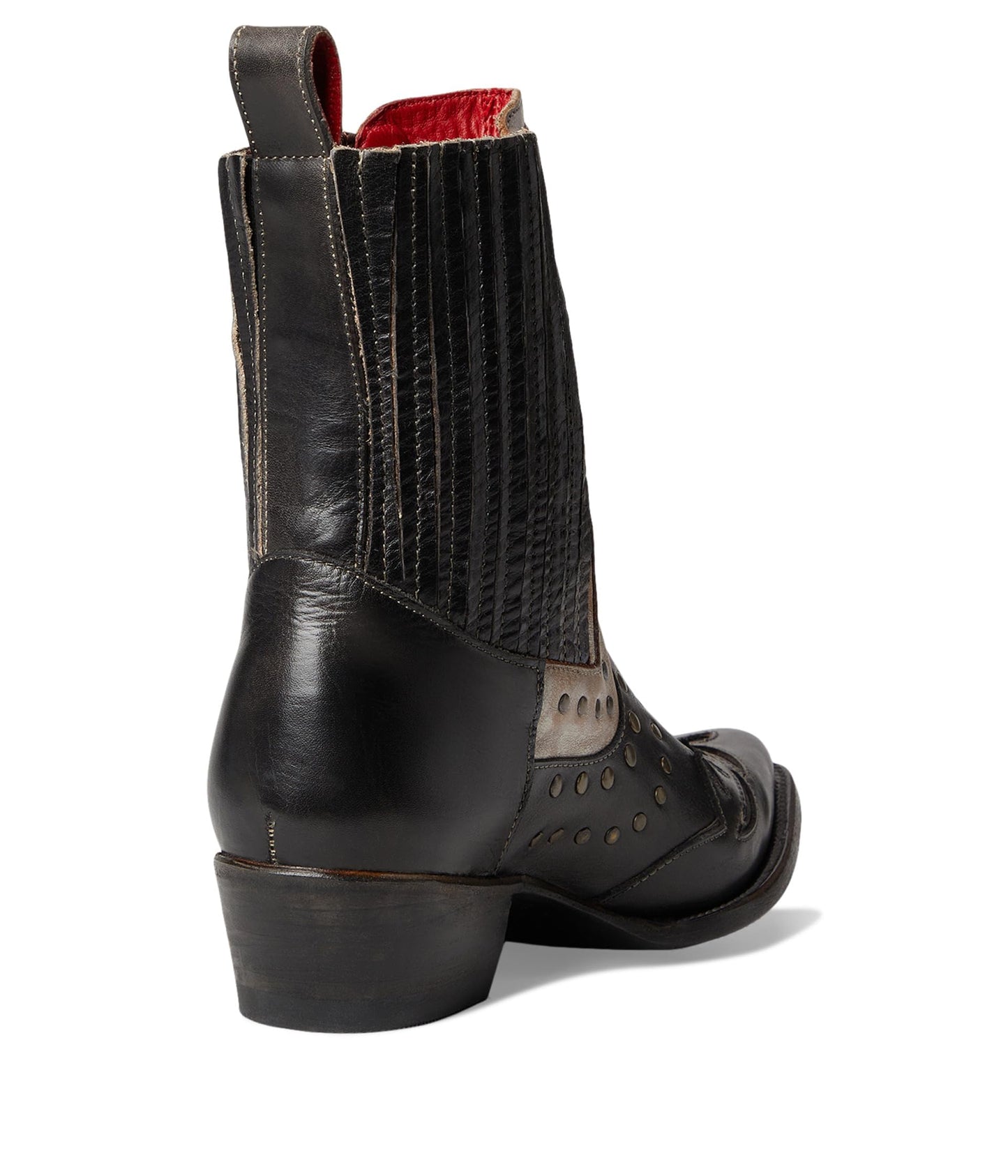Bed|Stu Women Raise Western Boot Black Rustic Nectar Lux 7 Medium