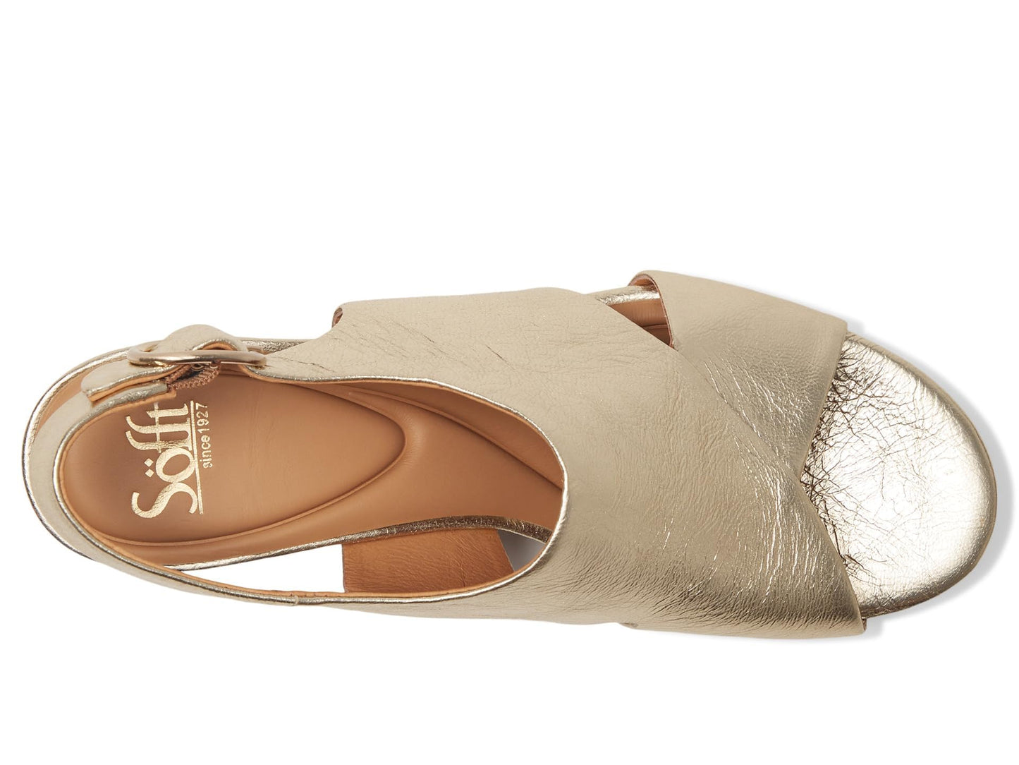 Sofft Women's Liv Heeled Sandal, Platino, 10