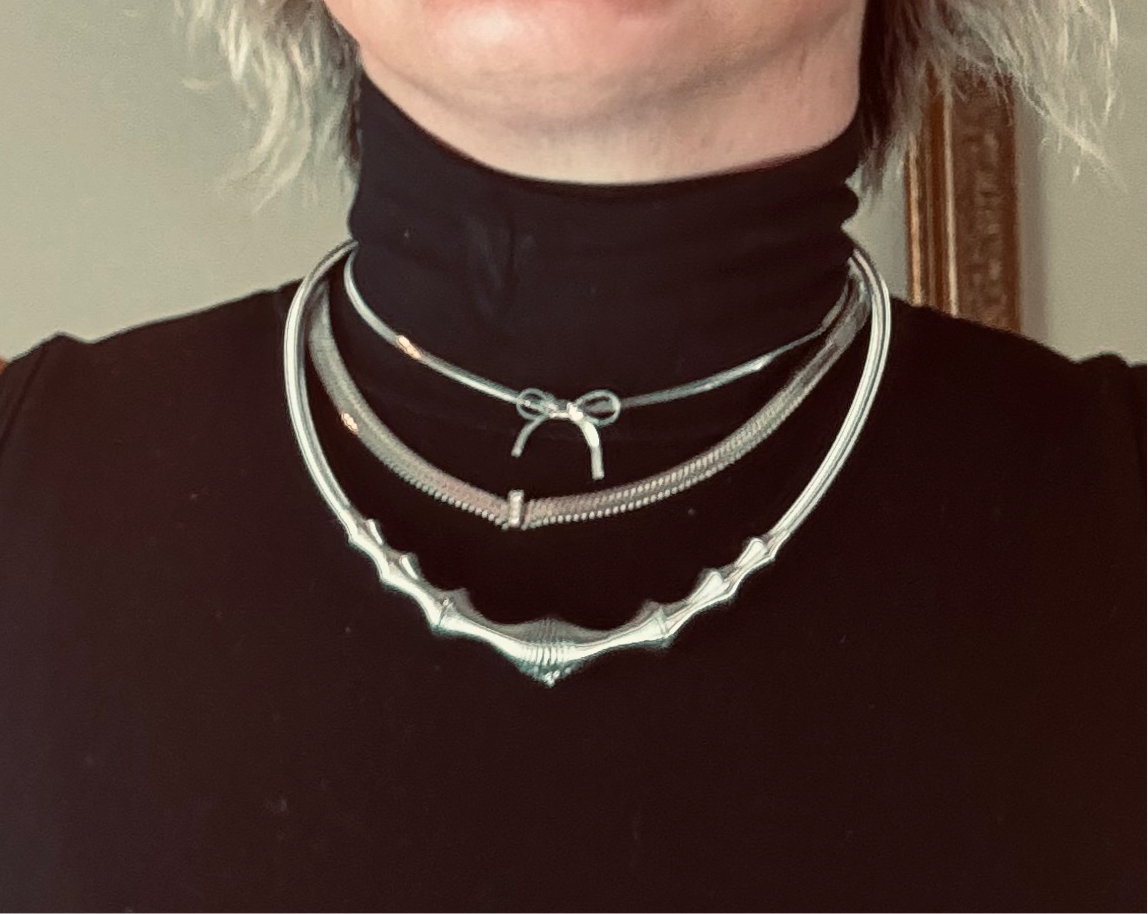 Hip-Hop Princess Necklace Silver