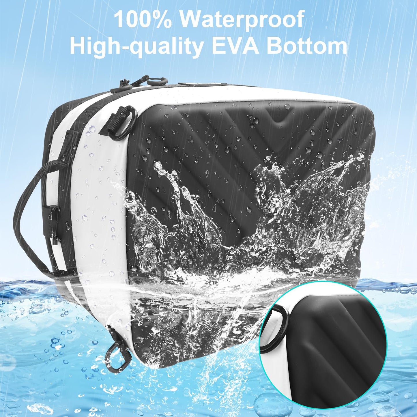 FunVZU Paddle Board Cooler - Waterproof SUP Cooler Bag for Stand Up Paddle Board and Kayak - Leakproof Inflatable Cooler for SUP Accessories - Essential Paddleboard Accessory for Water Storage