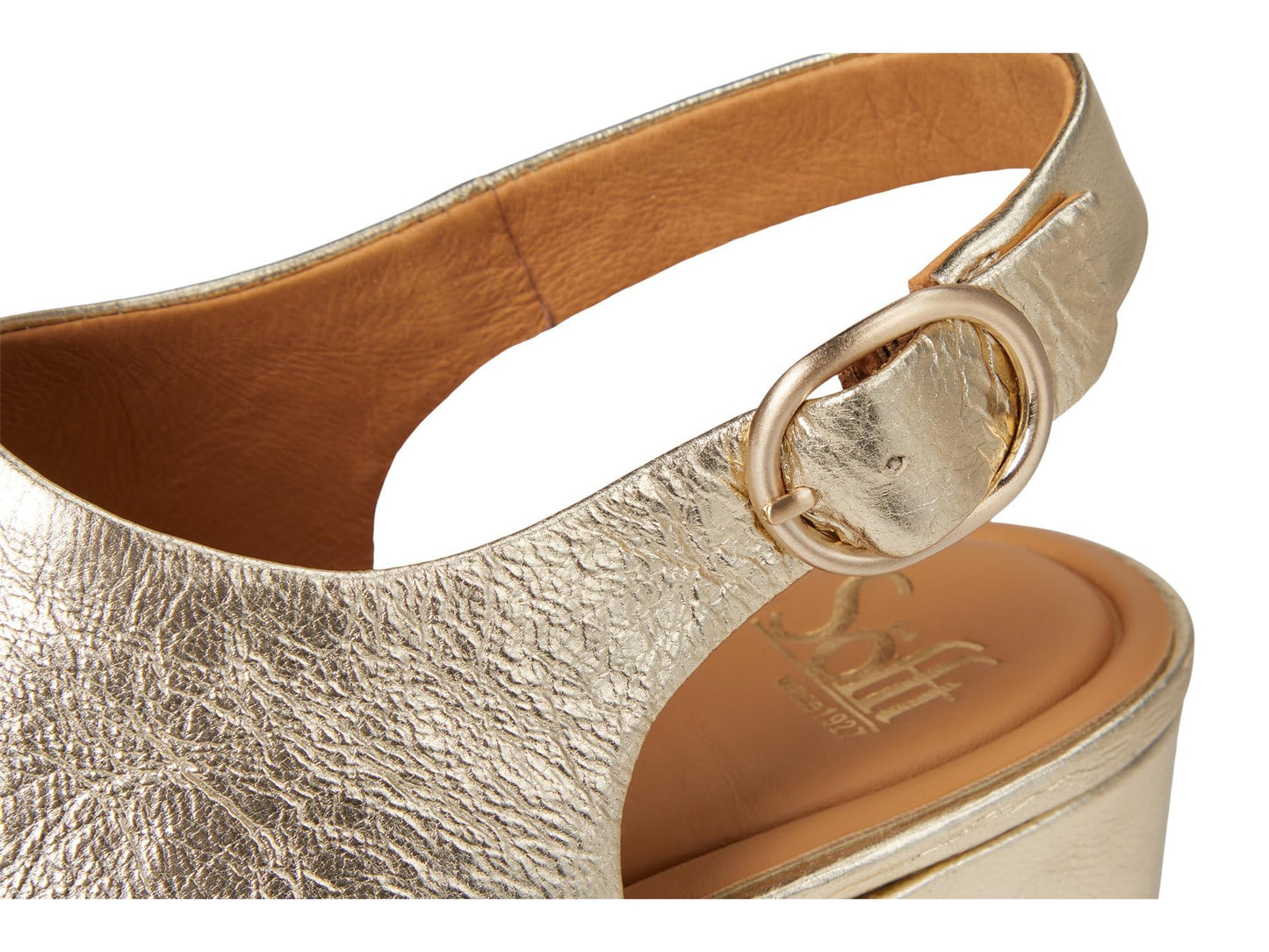 Sofft Women's Liv Heeled Sandal, Platino, 10