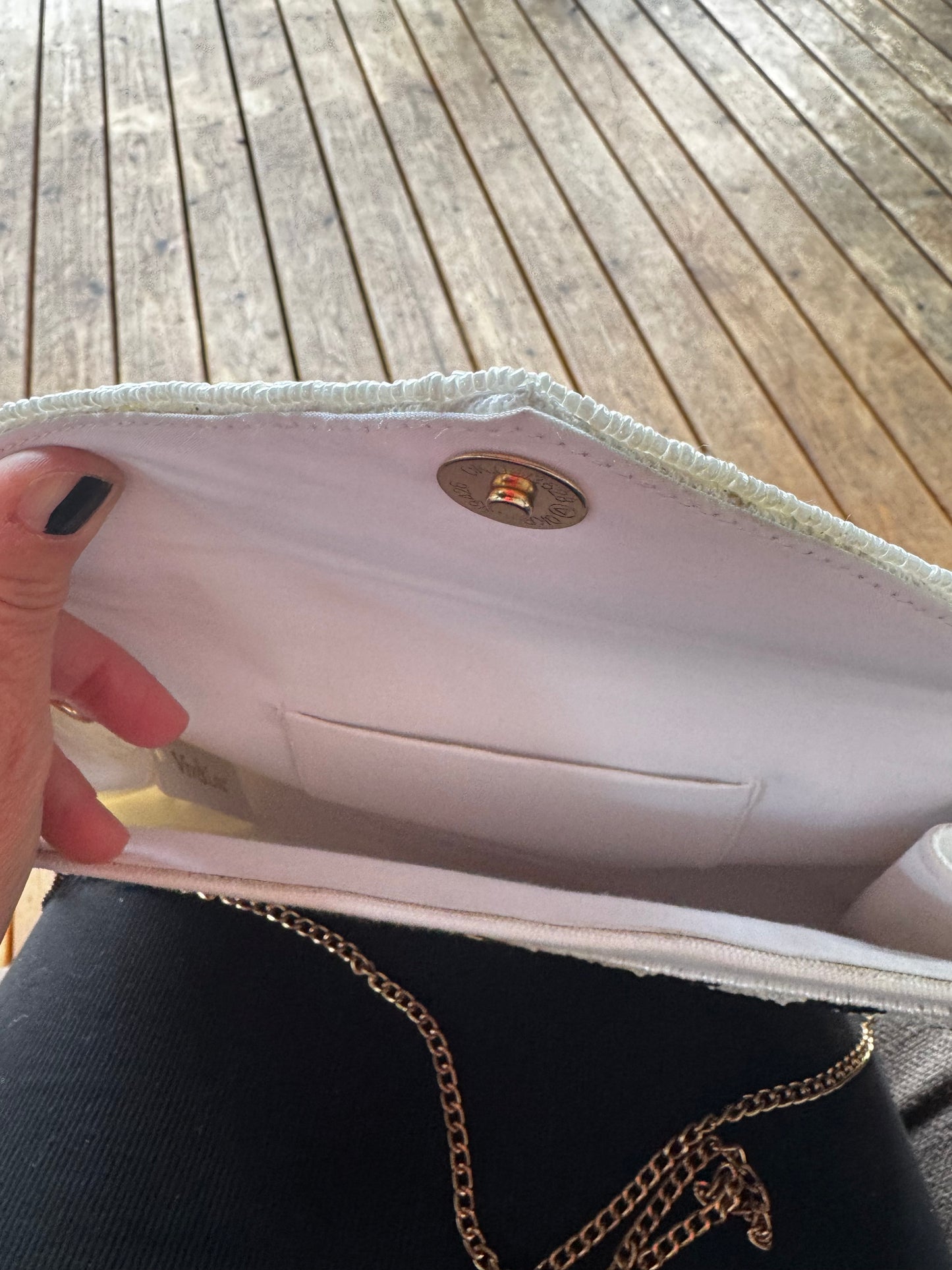 Mary Frances Beaded Phone Bag