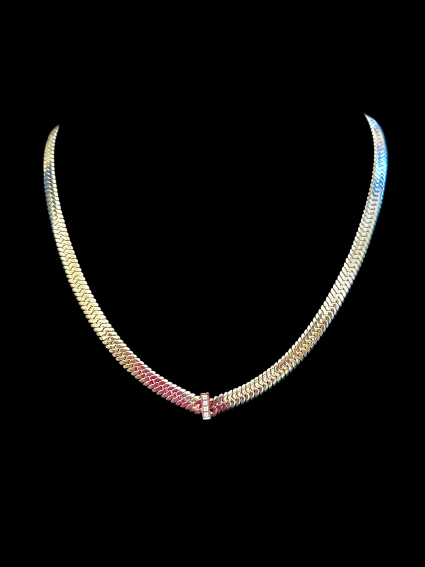 Hip-Hop Princess Necklace Silver