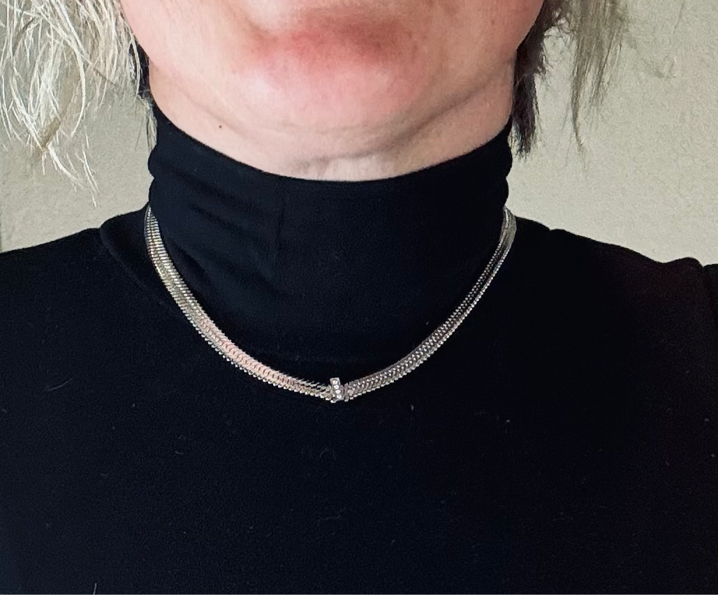 Hip-Hop Princess Necklace Silver