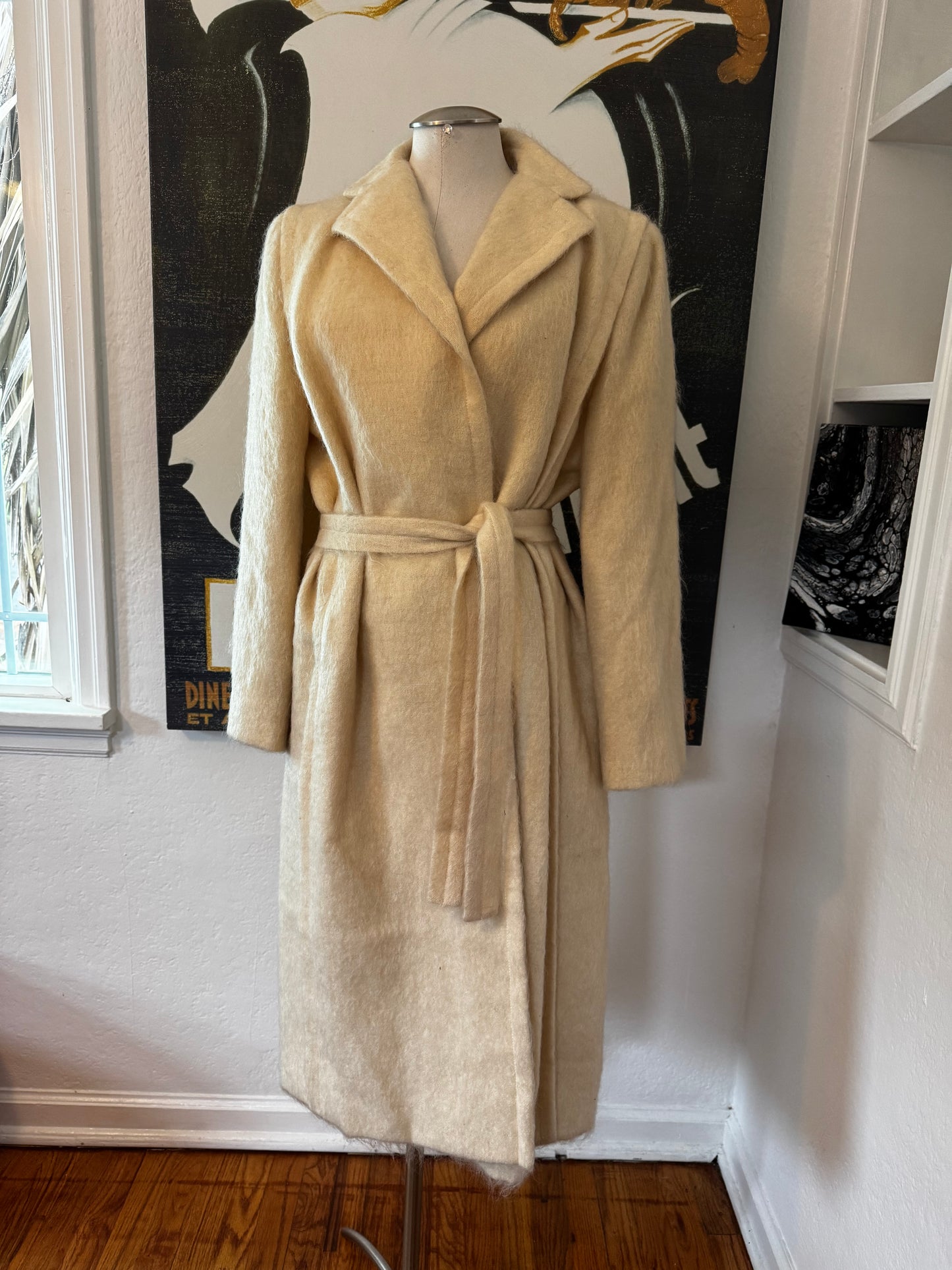 White Wool Vintage Coat