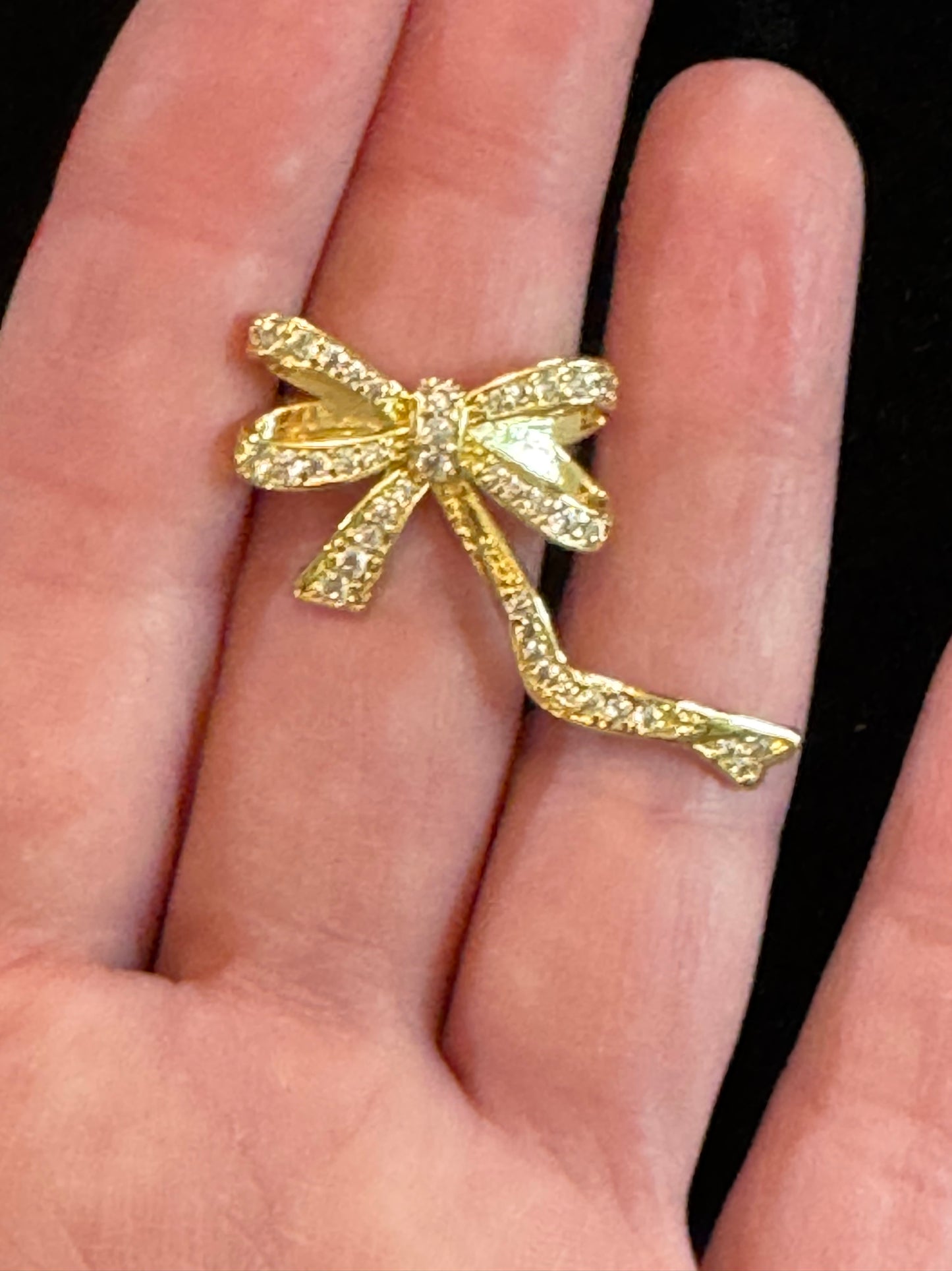 Barbie Girl Bow Ring Adjustable