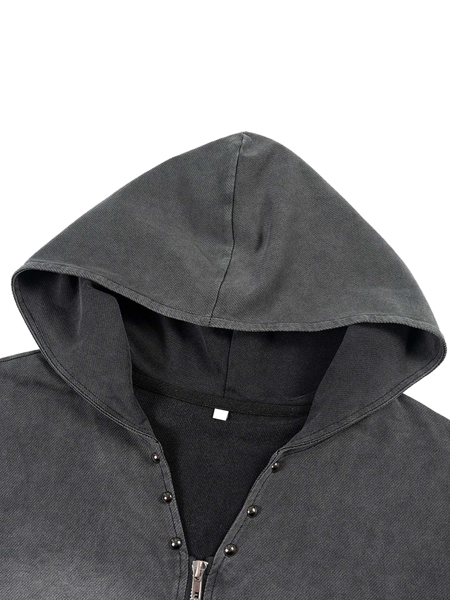 Femminasty Vintage Washed Zip-Up Hooded Tank Top