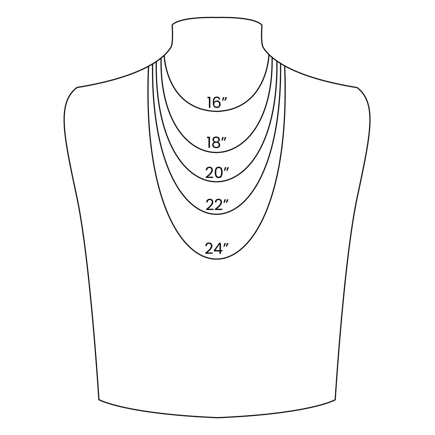 Stainless Steel Loop Chain Necklace