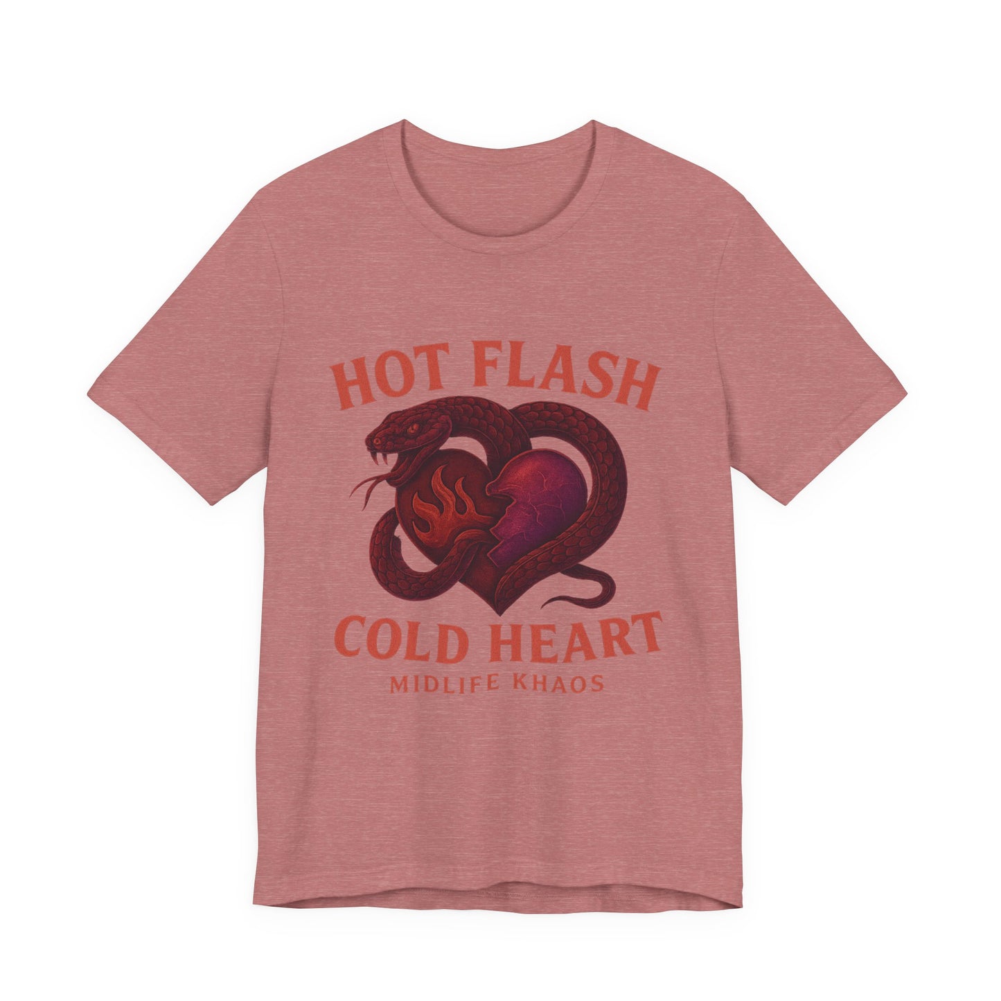 Hot Flash Cold Heart Shirt, Comfortable Everyday Wear