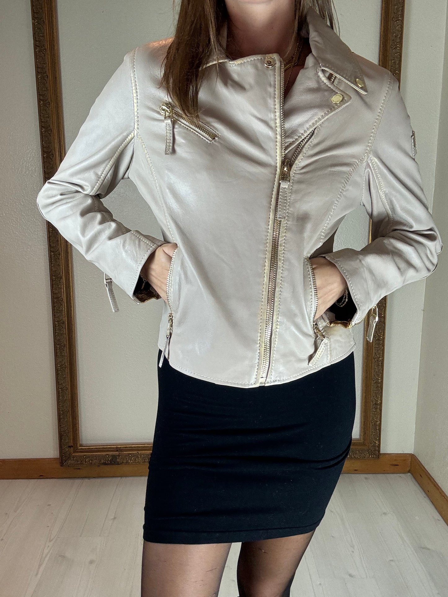 Mauritius Gold Star Leather Jacket