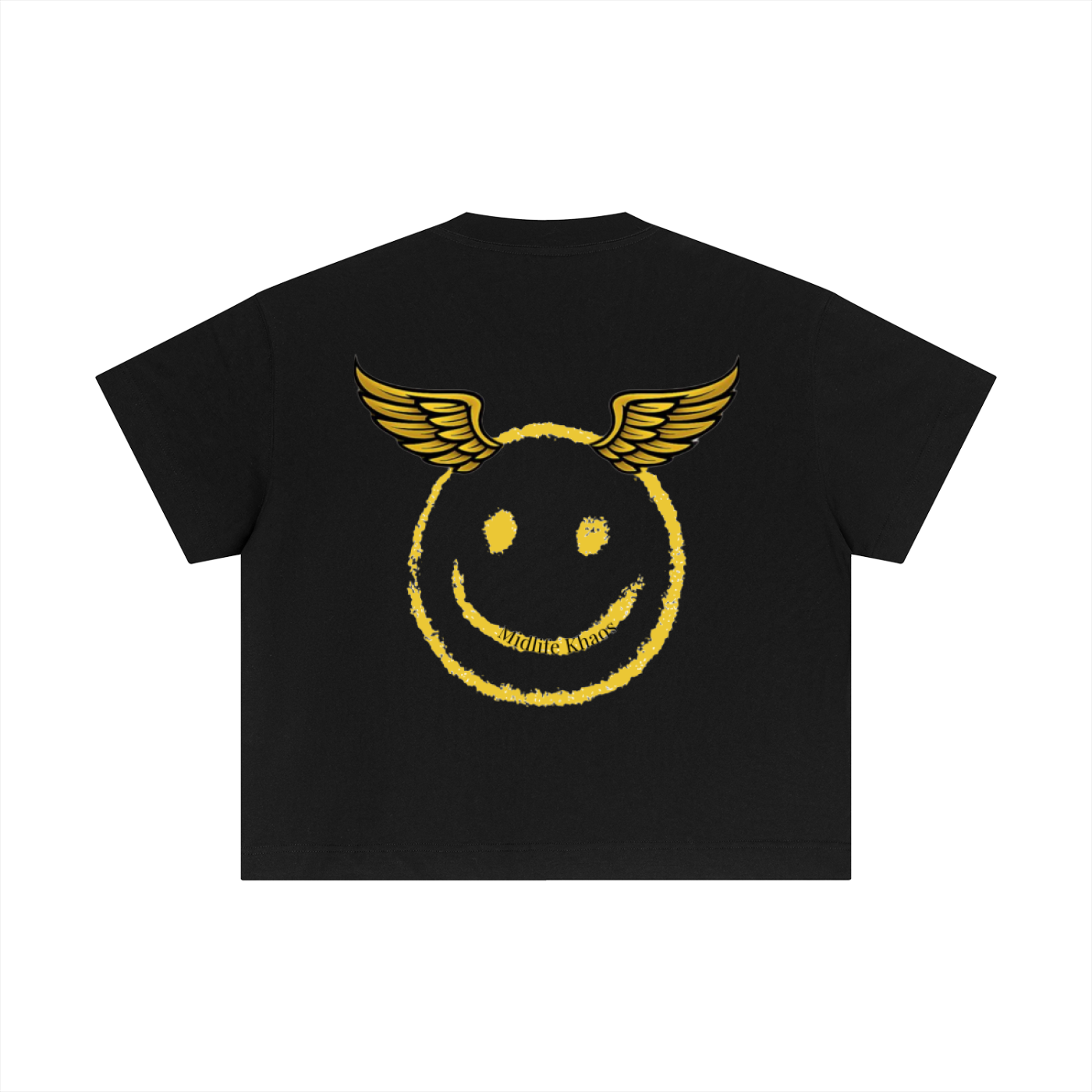 Essential Cotton Boxy T-Shirt Smiley Face