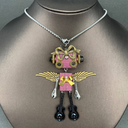 Multiple Styles Handmade Punk Robot Necklace - MIO68909