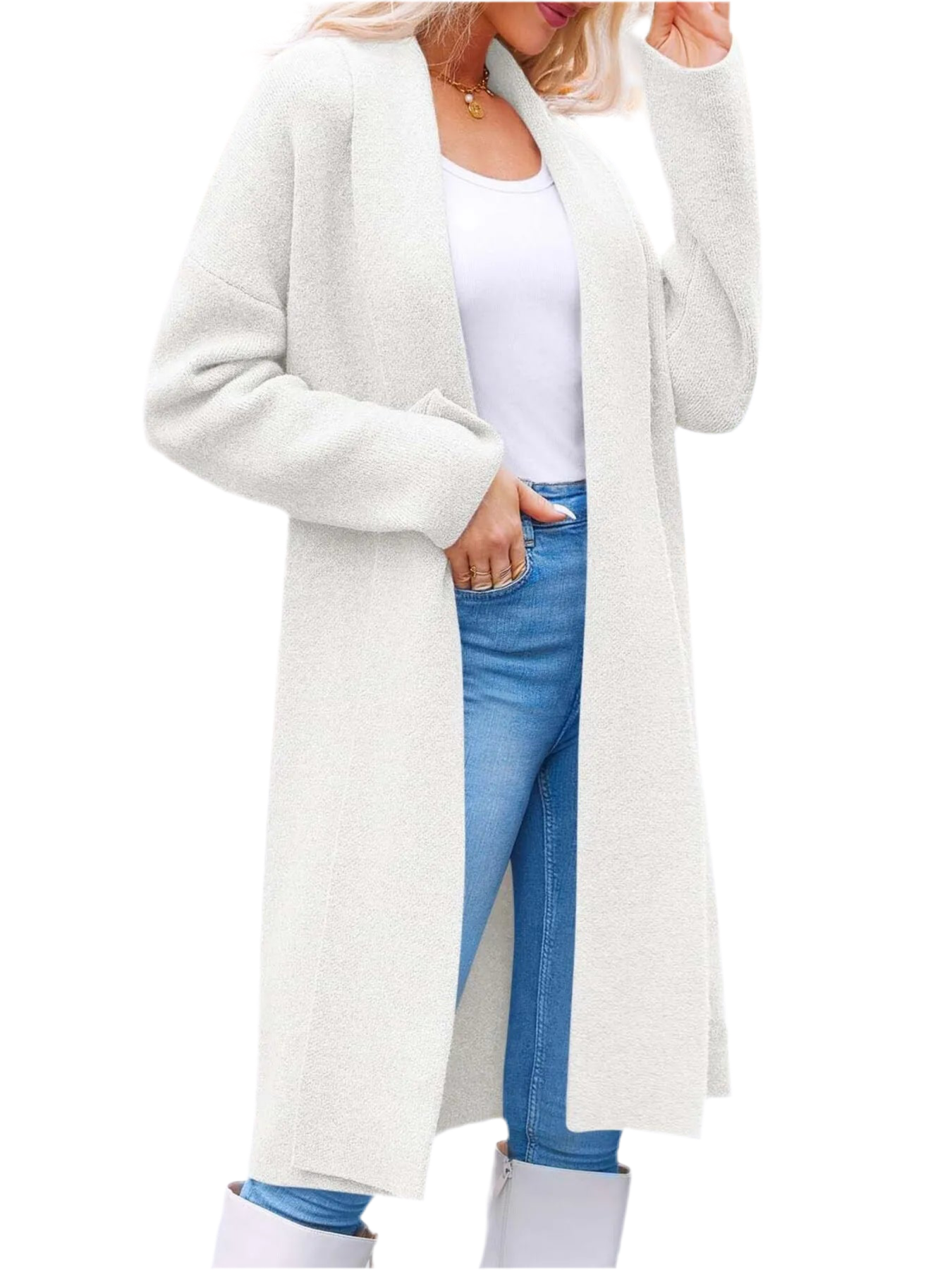 Open Front Longline Coat