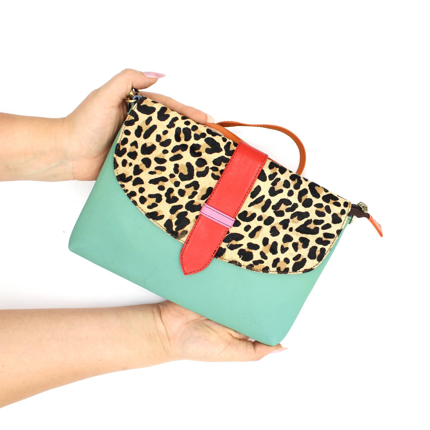 Saddle Print · Crossbody Bag