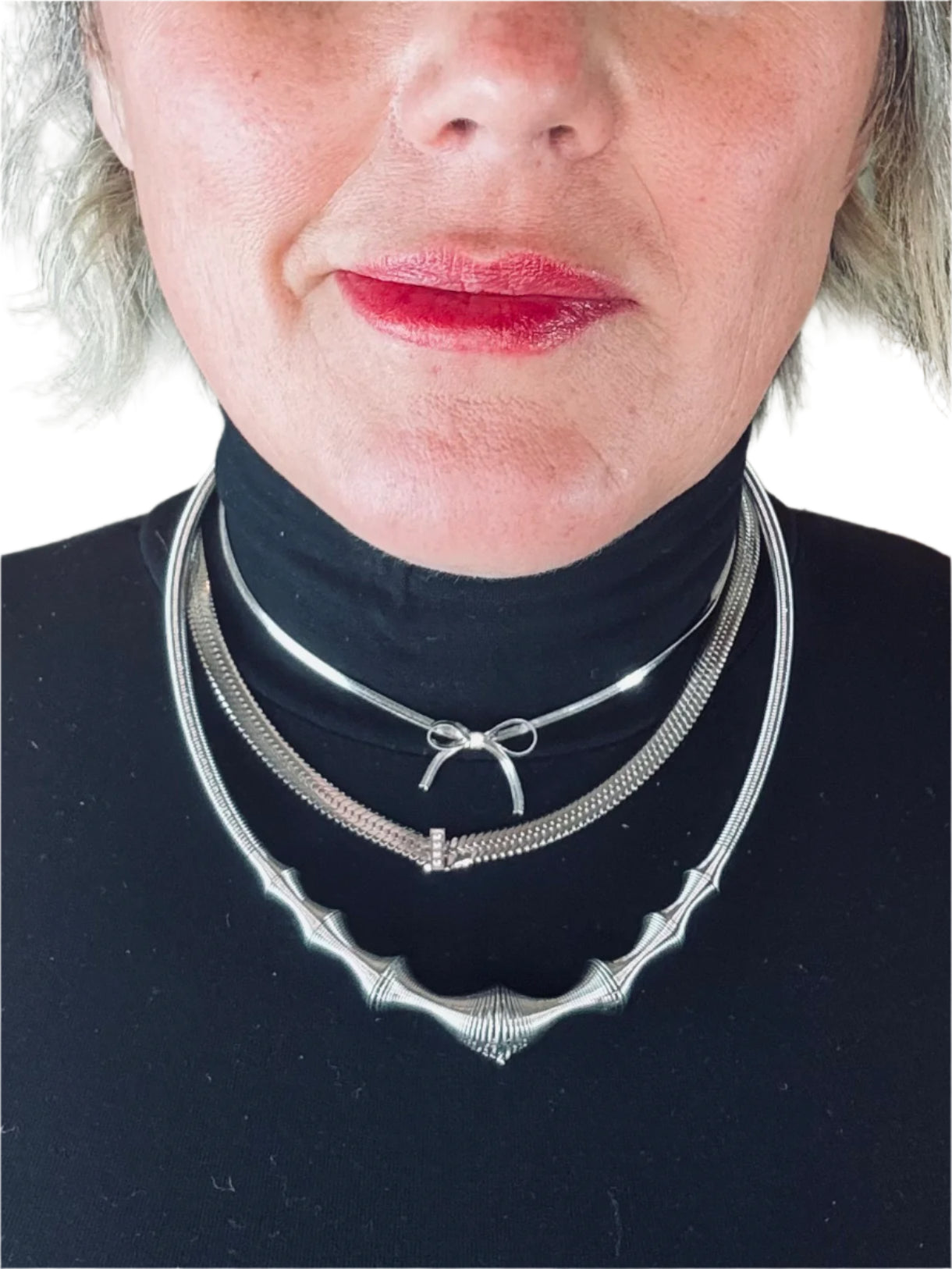 Barbie Girl Necklace Silver