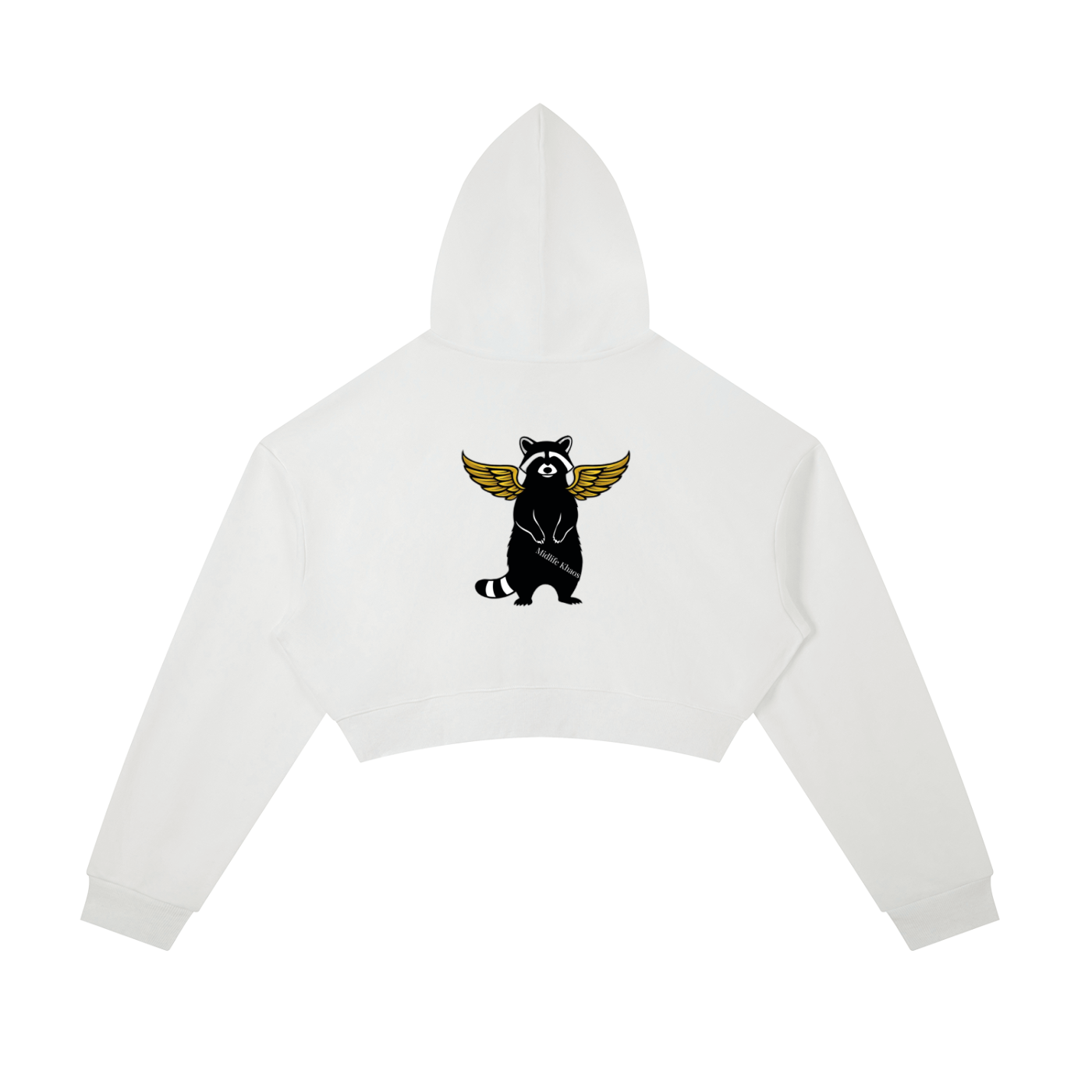 Essential Cropped Zip-Up Hoodie Raccoon – Gatsby Gorgeous
