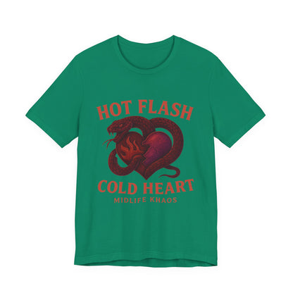 Hot Flash Cold Heart Shirt, Comfortable Everyday Wear