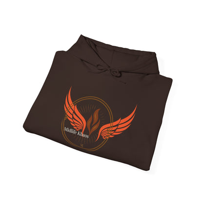 Midlife Khaos Wings Hoodie - Cozy Unisex Heavy Blend Sweatshirt
