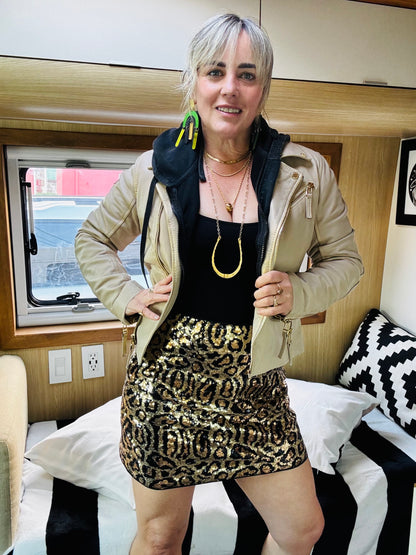 Mauritius Gold Star Leather Jacket