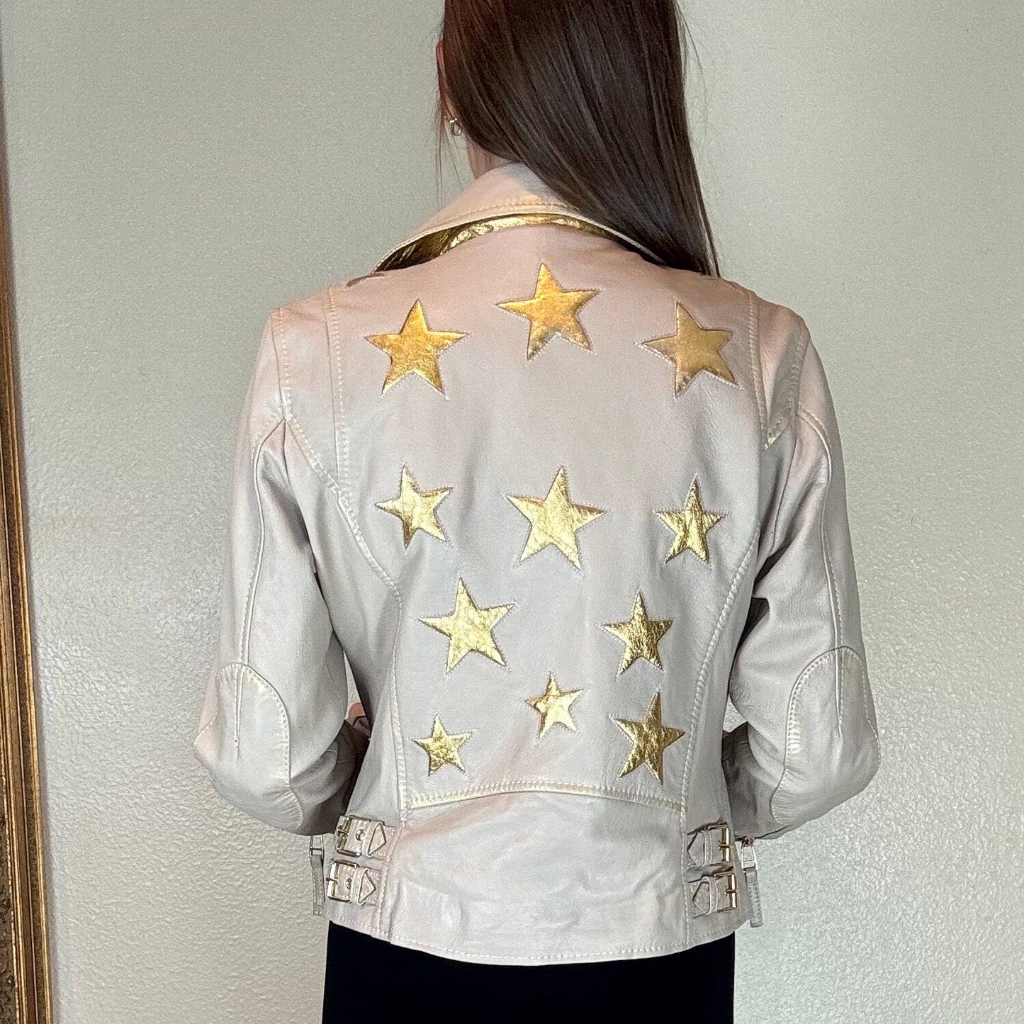 Mauritius Gold Star Leather Jacket
