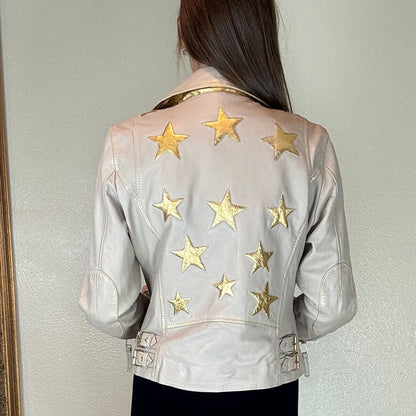 Mauritius Gold Star Leather Jacket