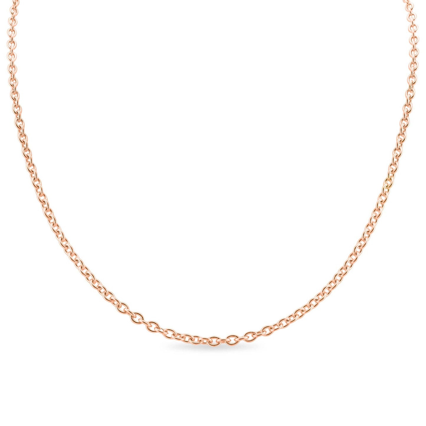 Stainless Steel Loop Chain Necklace