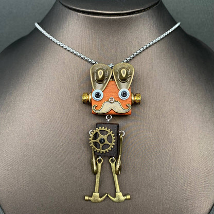 Multiple Styles Handmade Punk Robot Necklace - MIO68909