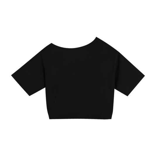 Anything You Can Do, Asymmetric Shoulder Oversized Cotton T-Shirt