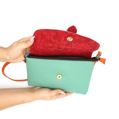 Saddle Print · Crossbody Bag