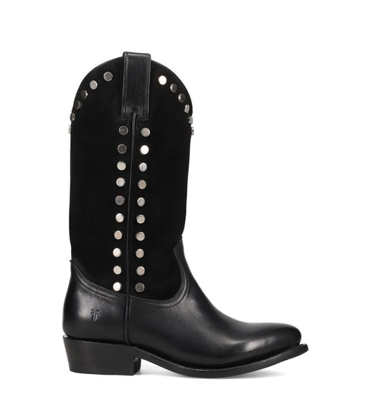 Frye Women's Billy Pull On Stud, Black - 6M