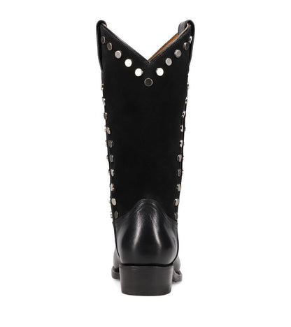 Frye Women's Billy Pull On Stud, Black - 6M