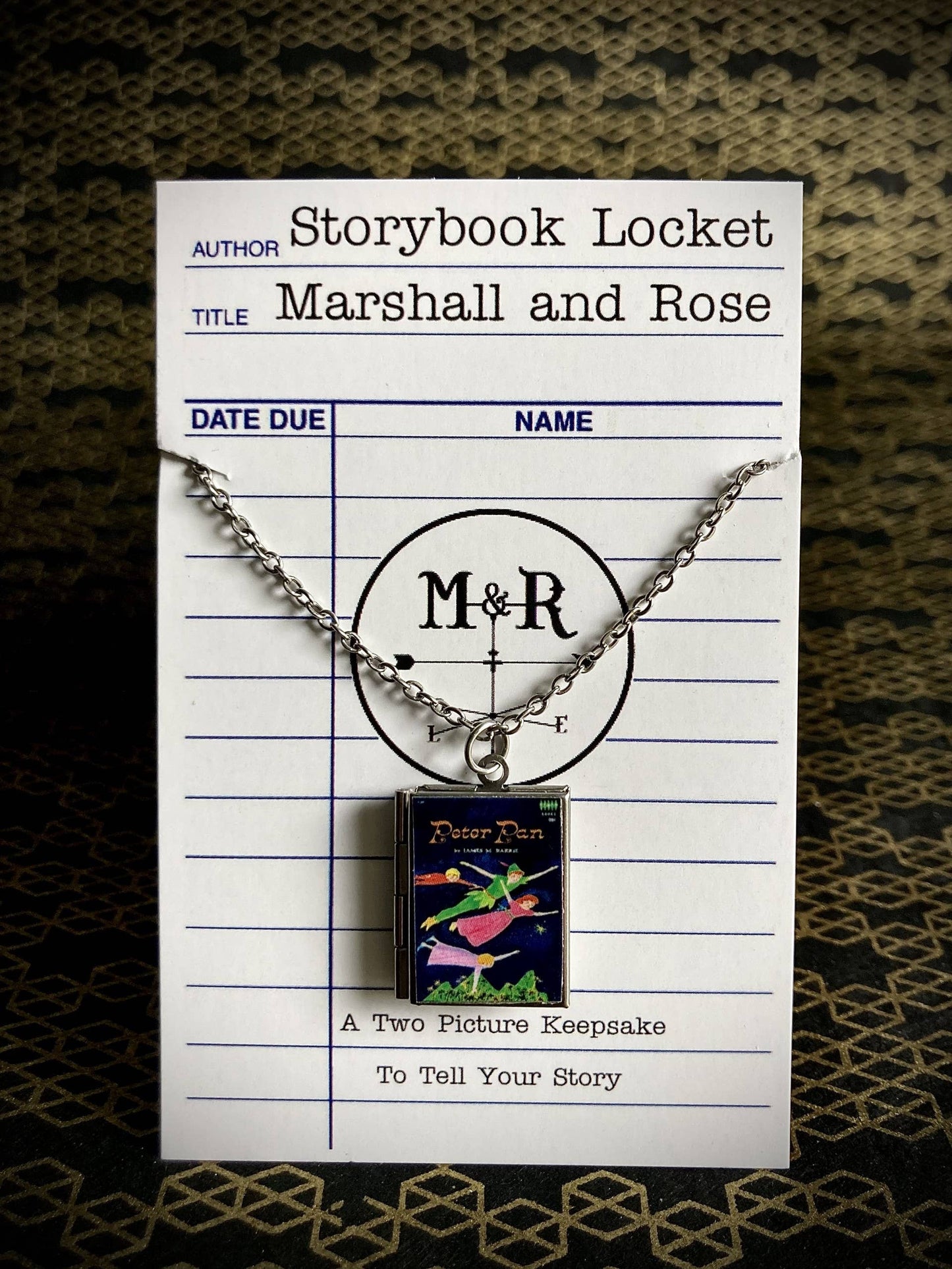 Book Locket Peter Pan