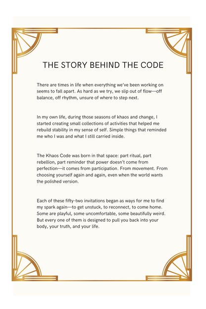 The Khaos Code- 52 Ways to Rewire Your Fire
