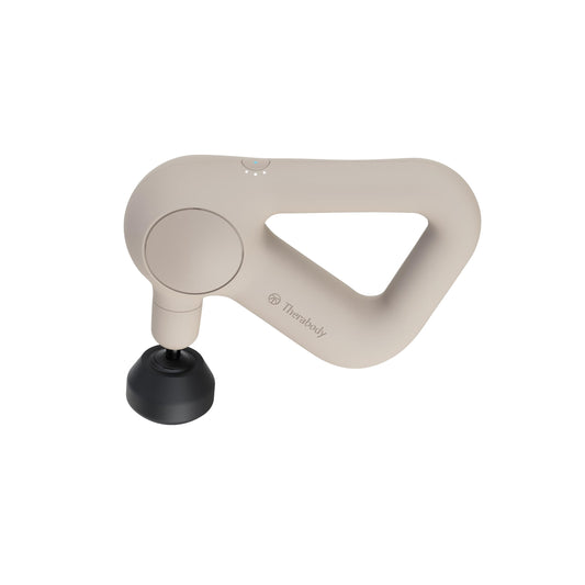 TheraGun Relief by Therabody - Easy-to-Use, Comfortable & Light Handheld Percussion Massage Gun for Everyday Pain Relief Massage Therapy in Neck, Back, Leg, Shoulder and Body (Sand)