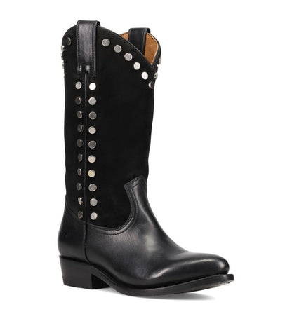 Frye Women's Billy Pull On Stud, Black - 6M