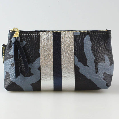 The Smaller CAMO STRIPE Makeup Clutch: Bardot