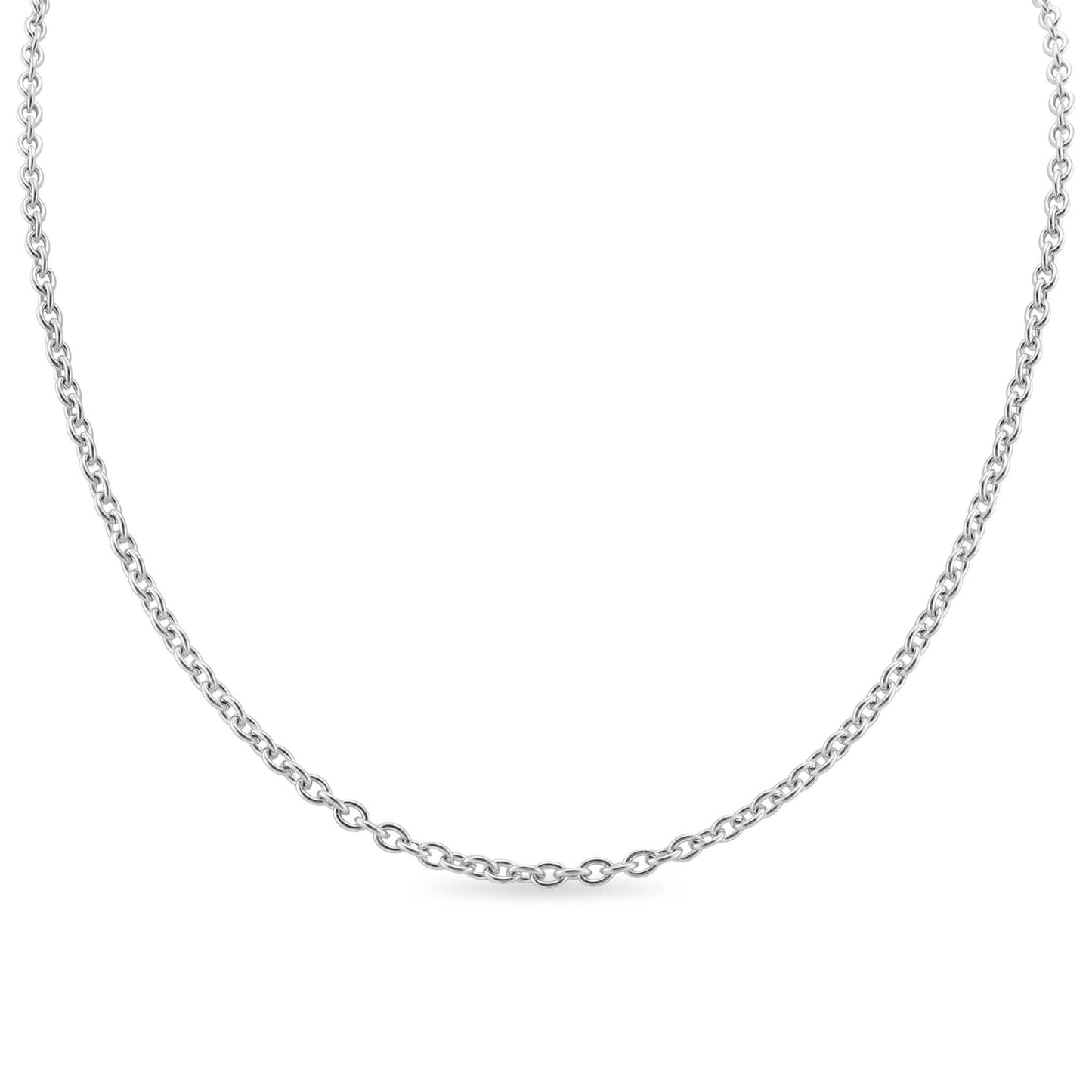 Stainless Steel Loop Chain Necklace