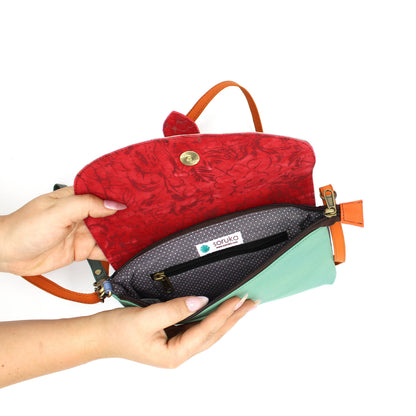 Saddle Print · Crossbody Bag