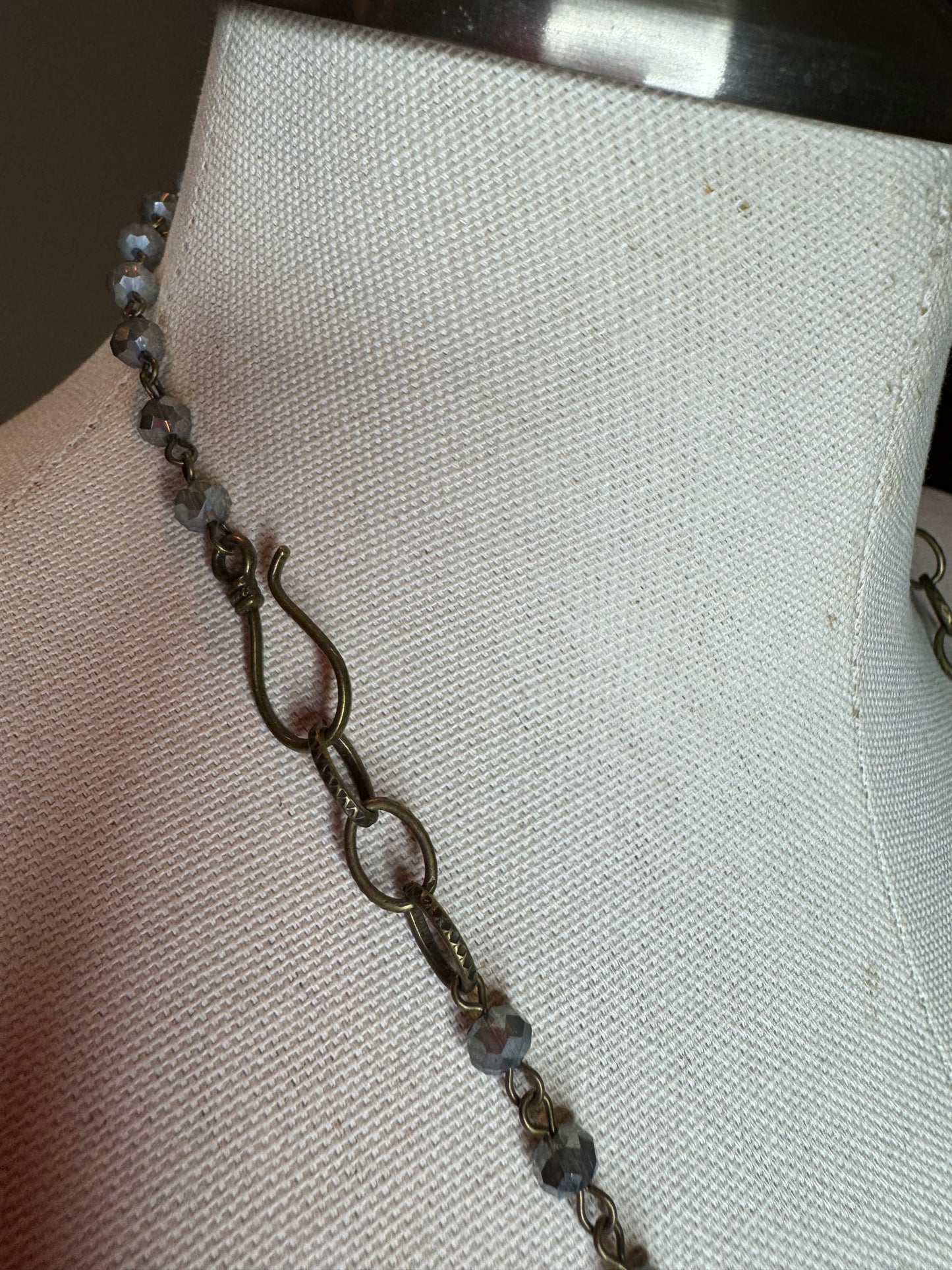 Chandelier Glass Beaded Necklace