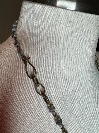 Chandelier Glass Beaded Necklace